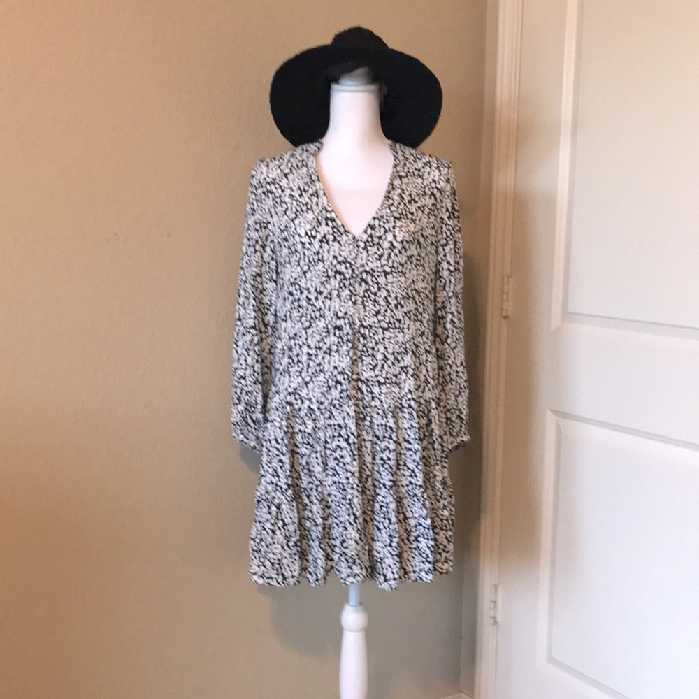 Zara Dress with Balloon Sleeves